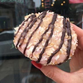 Gluten-free samoa cupcake from Sweet Freedom Bakery